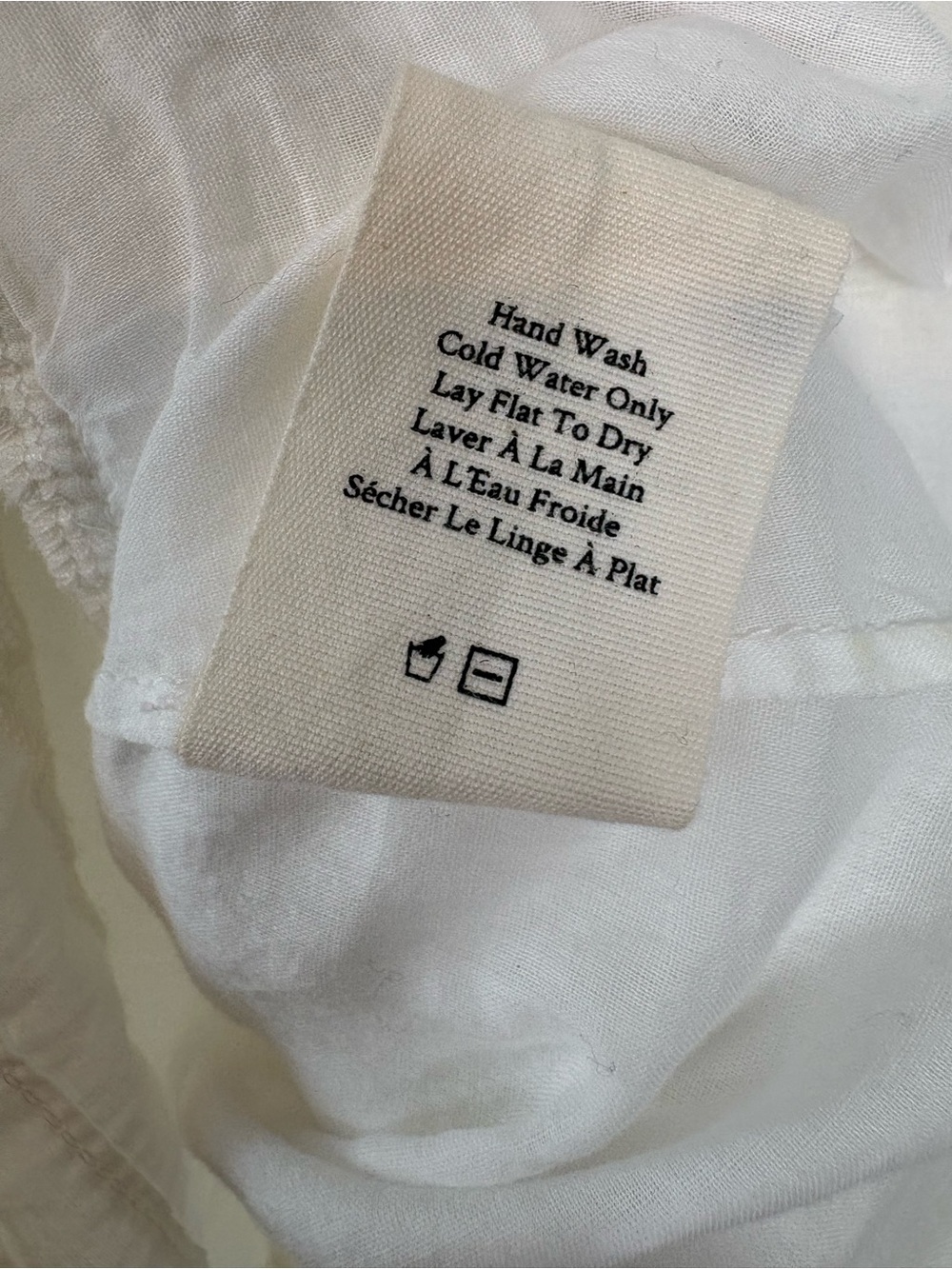 Loveshackfancy Rena Embroidered Mini Dress Antique White Size P - Picture 12 of 15